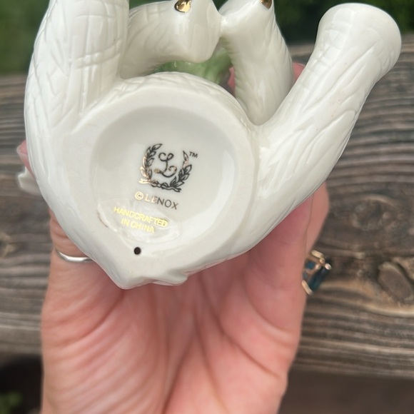 Lenox  Jewels Collection Sitting Elephant  With Flowers Figurine blue - Picture 5 of 5